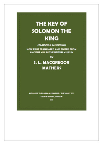 The Key Of Solomon The King - MarkFoster 