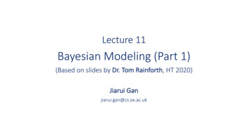 Bayesian Modeling (Part 1)
