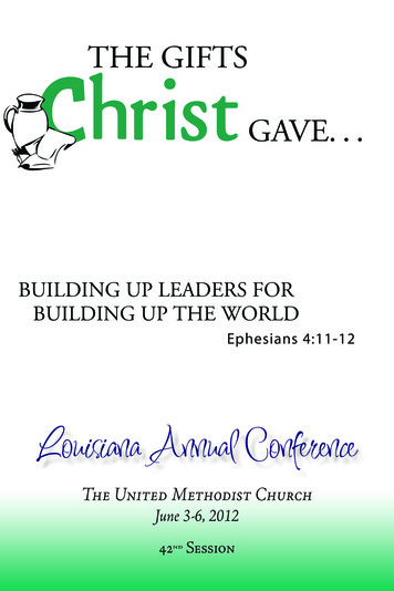 2012 Louisiana Annual Conference - La-umc 