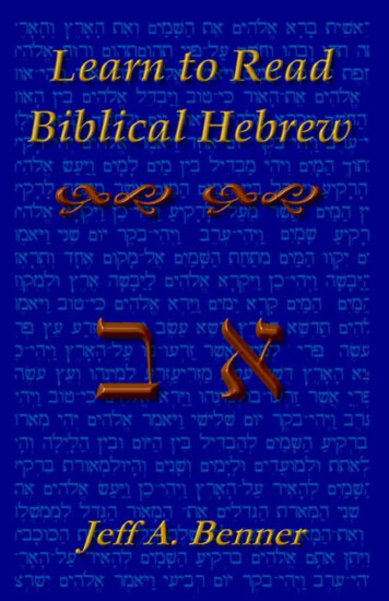 Learn To Read - Ancient-hebrew 