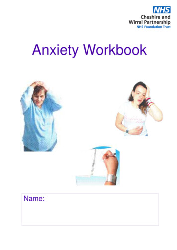 LD Anxiety Workbook 2018 - CWP