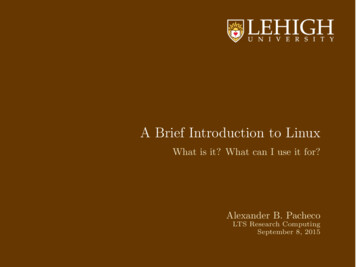 A Brief Introduction To Linux - What Is It? What Can I Use .