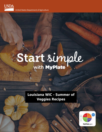 Louisiana WIC - Summer Of Veggies Recipes