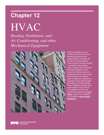 Chapter 12 HVAC - New York City