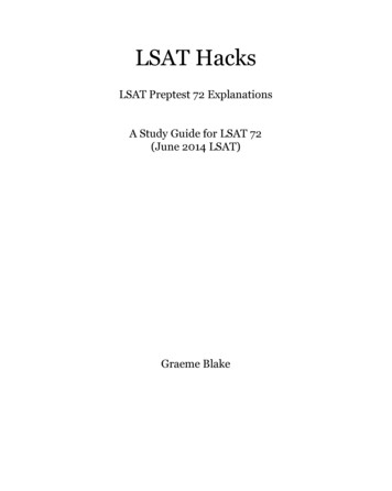 LSAT Hacks - LSAT Prep & Law School Admissions Advice