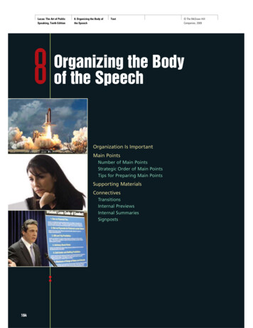 The Art Of Public Speaking (10e) - Columbia University