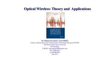Optical Wireless: Theory And Applications