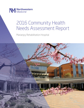 2016 Community Health Needs Assessment Report