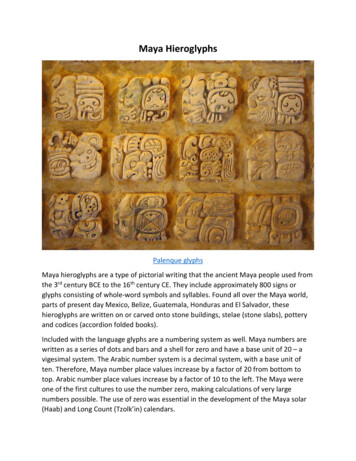Maya Hieroglyphs - Maxwell Museum Of Anthropology