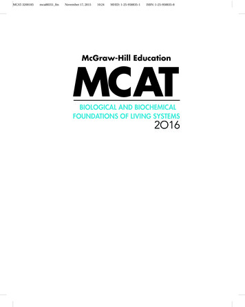 McGraw-Hill Education MCAT - McGraw-Hill: Online 