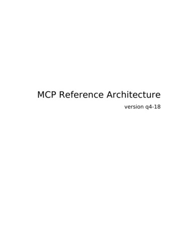 MCP Reference Architecture - Docsportal Documentation