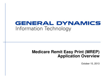 Medicare Remit Easy Print (MREP) Application Overview