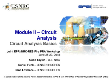 Module II - Circuit Analysis