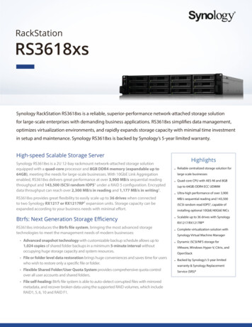 RackStation RS3618xs - Store.teknavi.fi