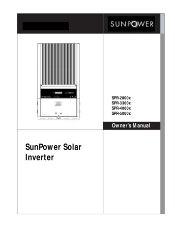 SunPower Solar Inverter