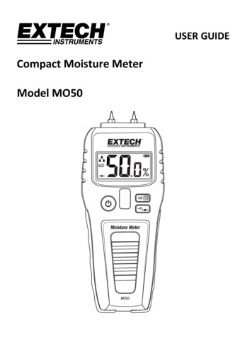 Compact Moisture Meter Model MO50 - Environmental-Expert 