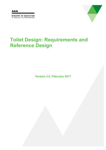 Toilet Design: Requirements And Reference Design