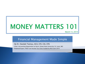 Financial Management Made Simple