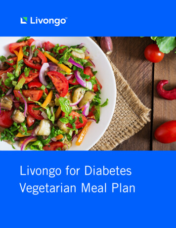 Livongo For Diabetes Vegetarian Meal Plan