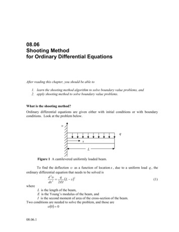 Shooting Method For Ordinary Differential Equations
