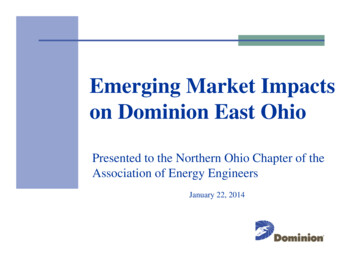 Emerging Market Impacts On Dominion East Ohio