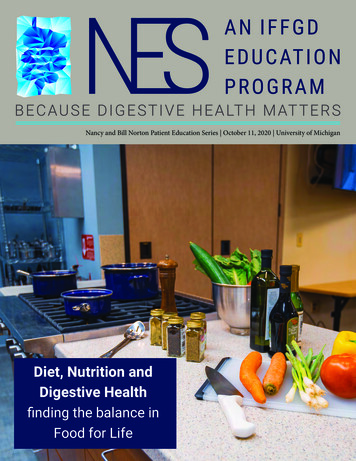 Diet, Nutrition And Digestive Health - Iffgd 