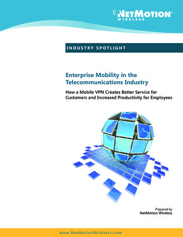 Enterprise Mobility In The Telecommunications Industry