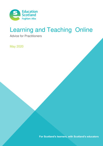 Learning And Teaching Online - Education Scotland