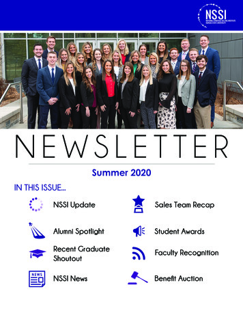NEWSLETTER - College Of Business Administration