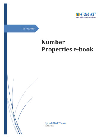 Number Properties E-book - E-GMAT