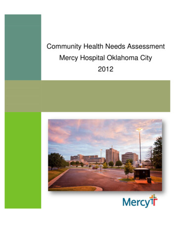 Community Health Needs Assessment Mercy Hospital Oklahoma City 2012