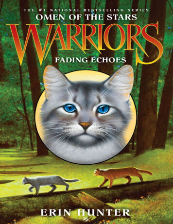 Erin Hunter Fading Echoes Warriors - Warrior Cat Books