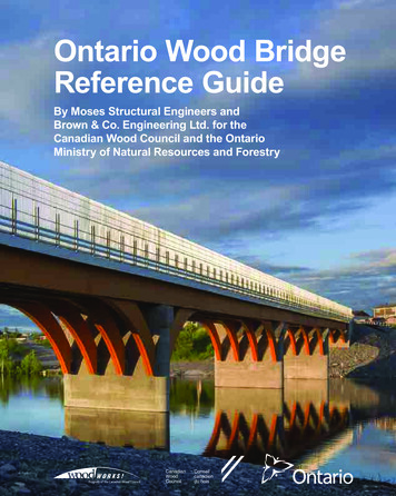 Ontario Wood Bridge Reference Guide - CWC