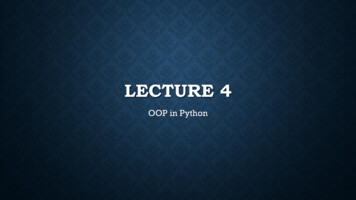 Lecture 4 - Cs.fsu.edu