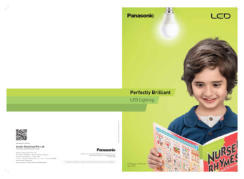 Panasonic Trade Catalogue - Panasonic Life Solutions India
