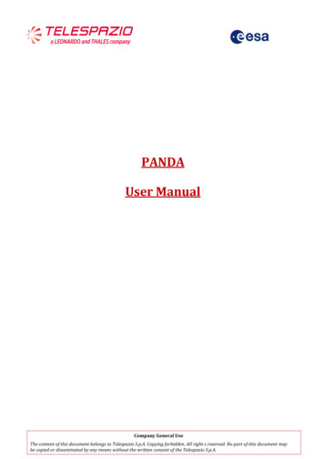 PANDA User Manual