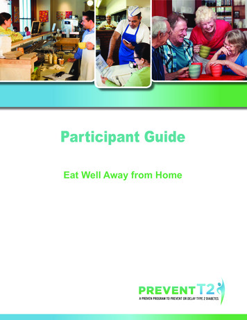 Participant Guide - Eat Well Away From Home