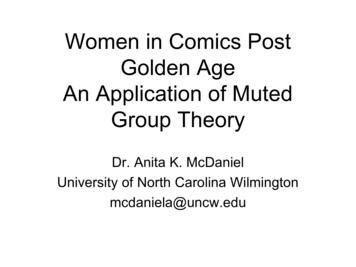 Women In Comics Post Golden Age An Application Of Muted .