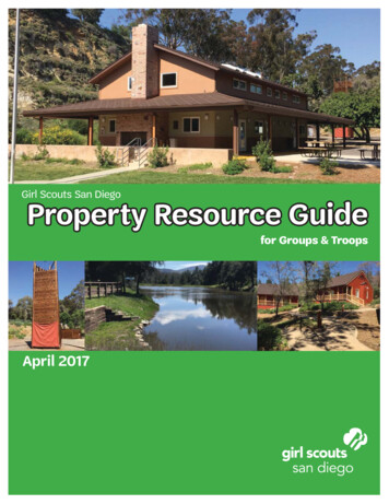 Girl Scouts San Diego Property Resource Guide
