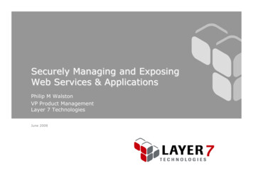 Securely Managing And Exposing Web Services & Applications