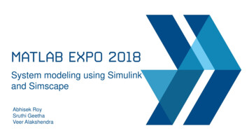 System Modeling Using Simulink And Simscape