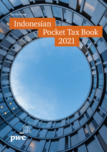 Indonesian Pocket Tax Book 2021 - PwC