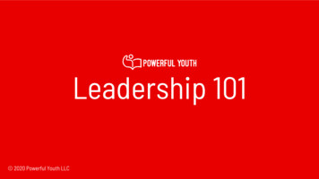 Leadership 101 - Powerful Youth