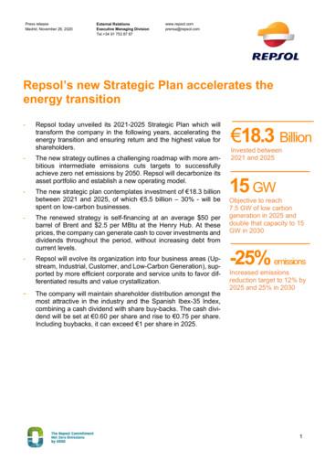 Repsol's New Strategic Plan Accelerates The Energy Transition