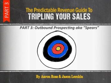 Predictable Revenue Guide To Tripling Your Sales