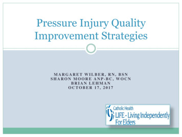 Pressure Injury Quality Improvement Strategies
