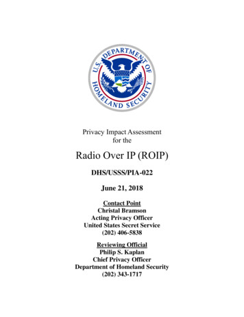 DHS/USSS/PIA-022 June 21, 2018