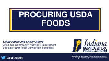 PROCURING USDA FOODS