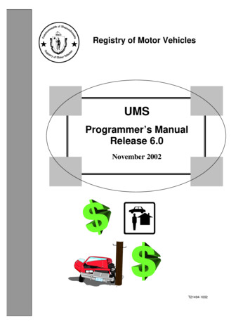 Programmer’s Manual Release 6