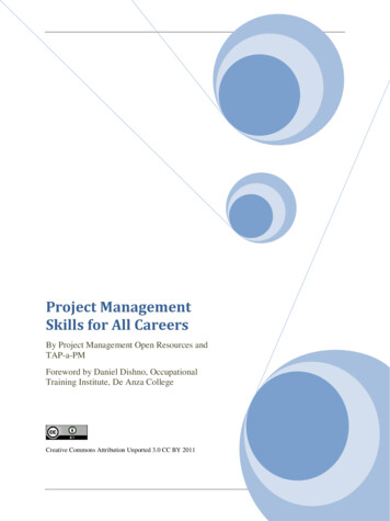 Project Management Skills For All Careers - Textbook Equity